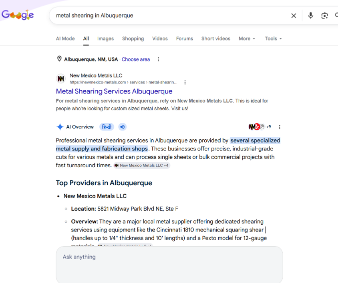 Google AI Overview Rankings